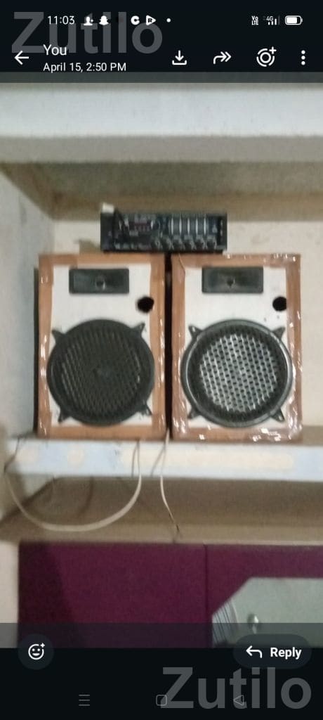 Amplifier and Speaker Set for Sale - ઇલેક્ટ્રોનિક ઍક્સેસરીઝ - કોડીનાર - Image 3
