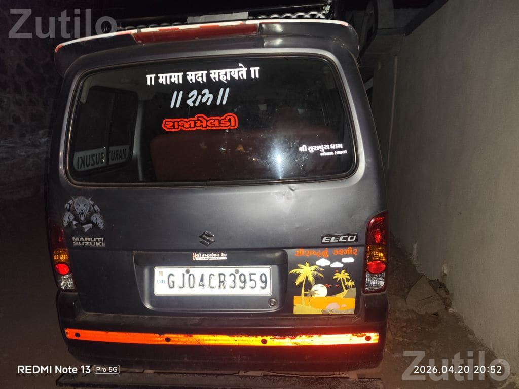 2017 Maruti Suzuki Eeco Petrol CNG Van - વેન્સ - મહુવા - Image 2