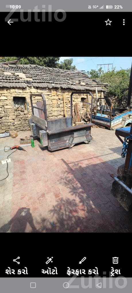 Iron Body Frame for Chhakdo Rickshaw - Auto Parts - Ranavav - Image 1
