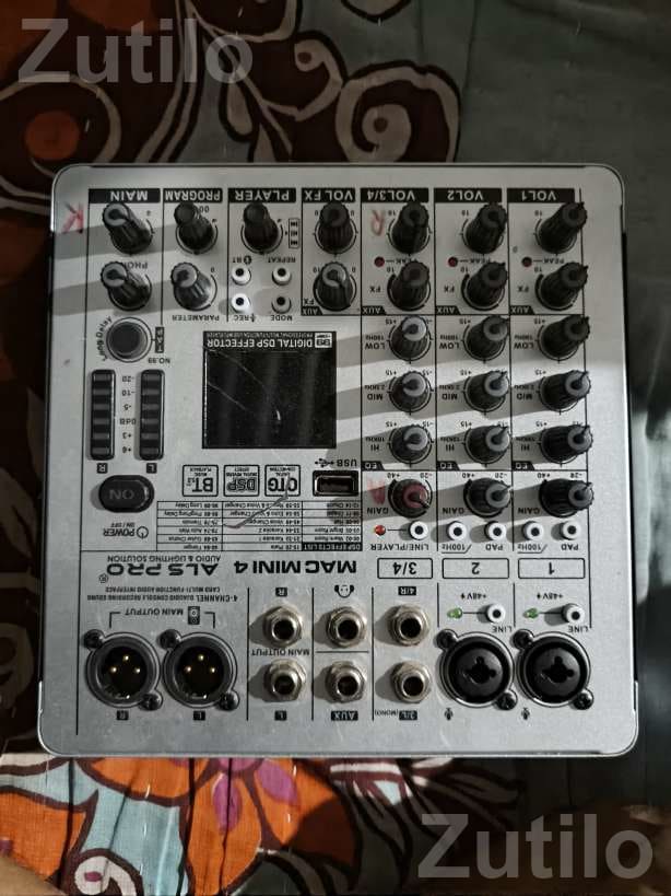 ALSPRO MAC MINI 4 Audio Mixer - Musical Instruments - Mahuva - Image 1