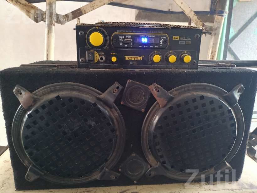 Dual Speaker Box With Amplifier and USB Player - Accessories - Ranpur - Image 2