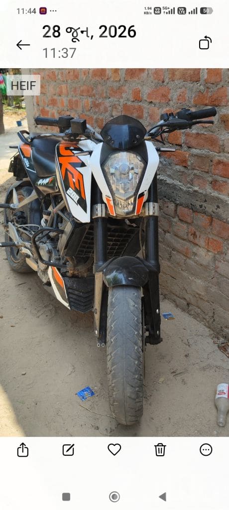 KTM Duke 2016 with GJ06 Registration - બાઇક્સ - વિસનગર - Image 3