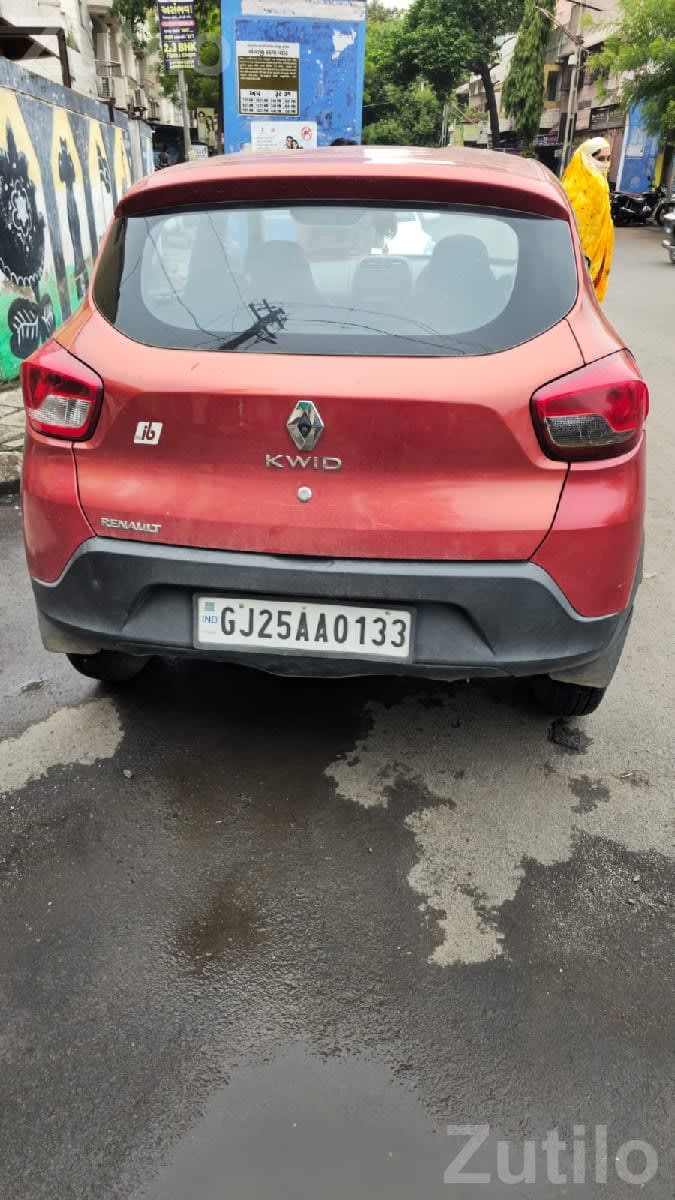 2019 Renault Kwid Fiery Red Petrol Car - કાર - રાજકોટ શહેર - Image 1