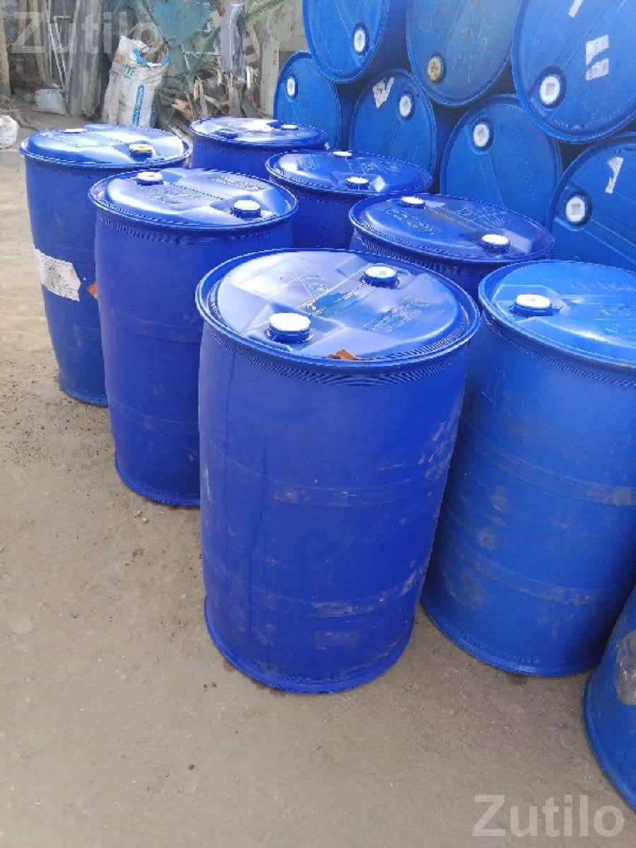 Blue Plastic Storage Barrels with Lids - Other Industrial Items - Mangrol - Image 1