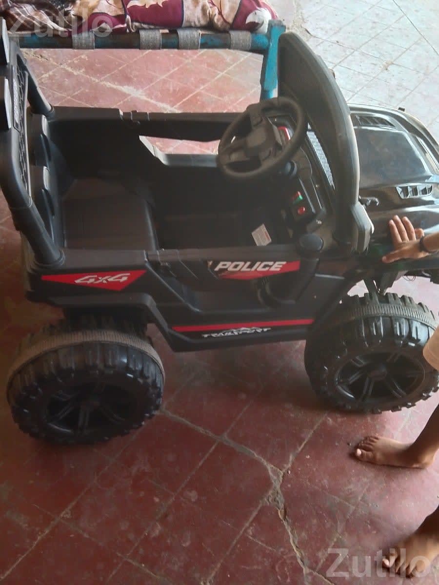 Kids 4x4 Battery Ride-On Police Car - Toys - Kutiyana - Image 1