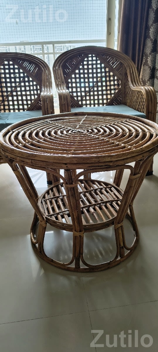 Cane chairs and tea table - ઓફિસ ફર્નિચર - અમદાવાદ શહેર - Image 2