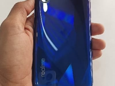 Realme Smartphone with Cracked Display Realme Smartphone with Cracked Display