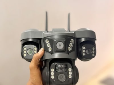 4G Solar 5MP Triple Lens CCTV Camera 4G Solar 5MP Triple Lens CCTV Camera