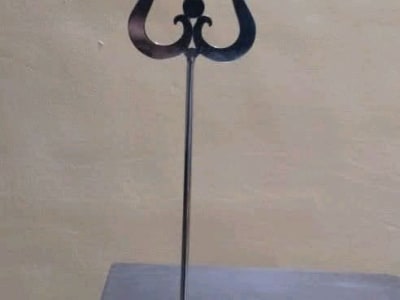 Stainless Steel Trishul Stand for Mandir Stainless Steel Trishul Stand for Mandir