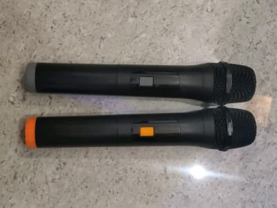 DJ Sound Box with 2 Wireless Microphones DJ Sound Box with 2 Wireless Microphones