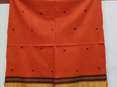 Woolen Shawl 36x84 Orange Design Woolen Shawl 36x84 Orange Design