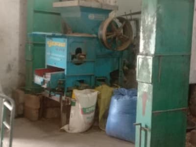 Coriander Cleaning Machine with Elevator Setup Coriander Cleaning Machine with Elevator Setup
