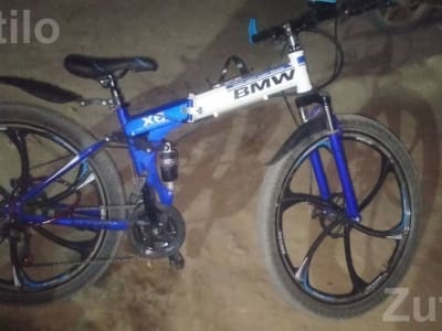 BMW Blue White Adult Bicycle