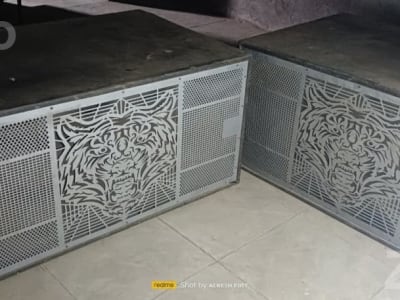 Bass Speaker Cabinet with Metal Grill Bass Speaker Cabinet with Metal Grill