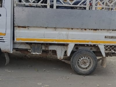 White Mini Truck with Cargo Body White Mini Truck with Cargo Body