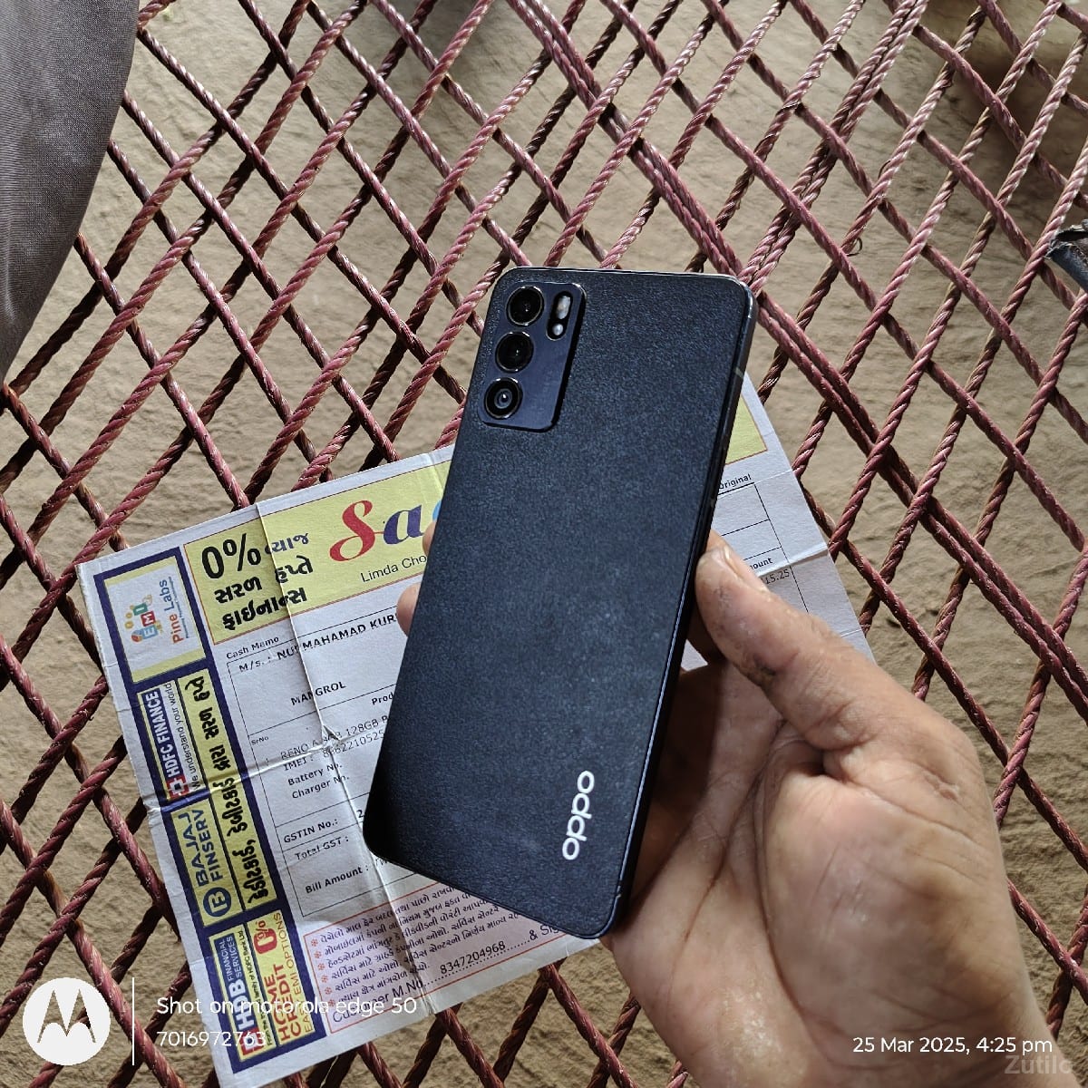 oppo Reno 6 5G ત્રણ વર્ષ વાપરેલો - મોબાઇલ ફોન - જામજોધપુર - Image 2
