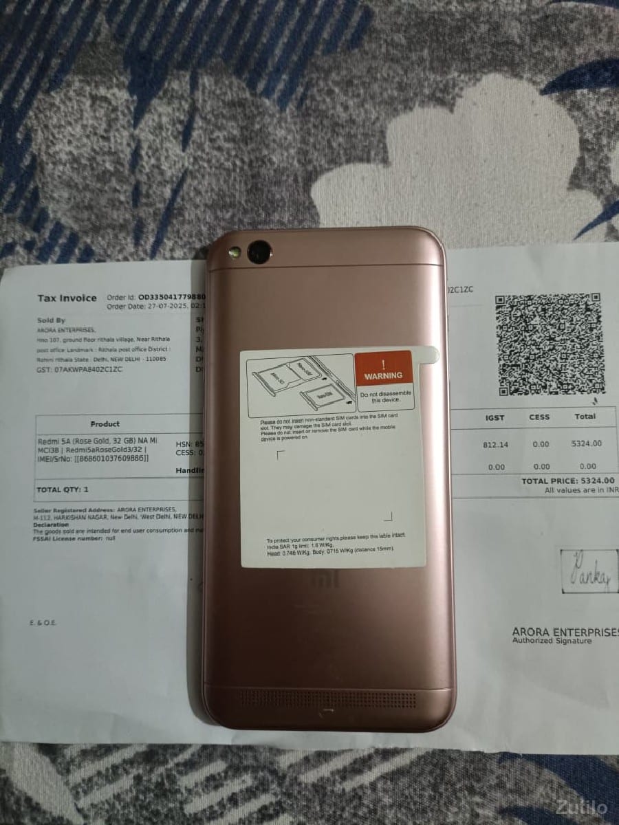 Redmi 5a - મોબાઇલ ફોન - ધોરાજી - Image 3