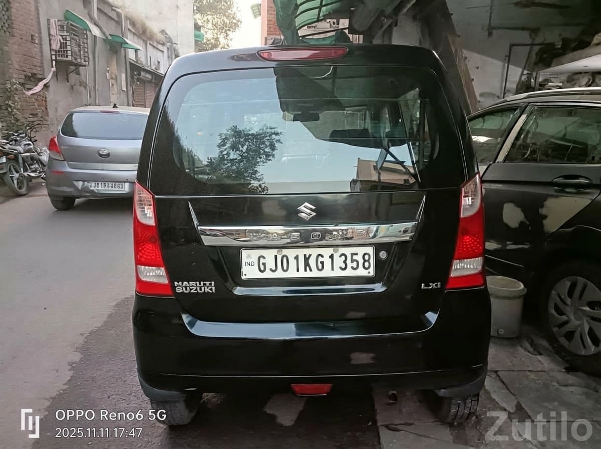 Black Maruti WagonR Used Petrol Car - Cars - Ahmedabad City - Image 3