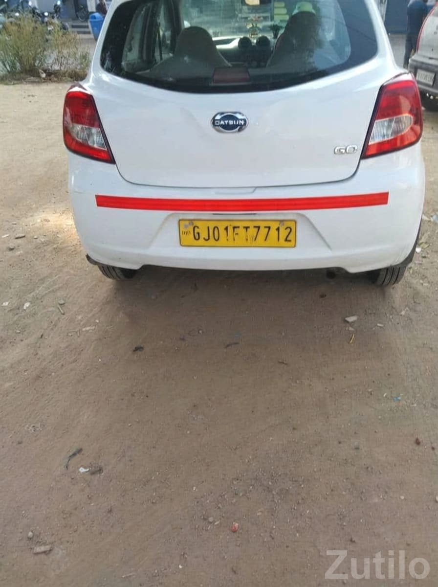 Datsun Go CNG White Hatchback Car Datsun Go CNG White Hatchback Car