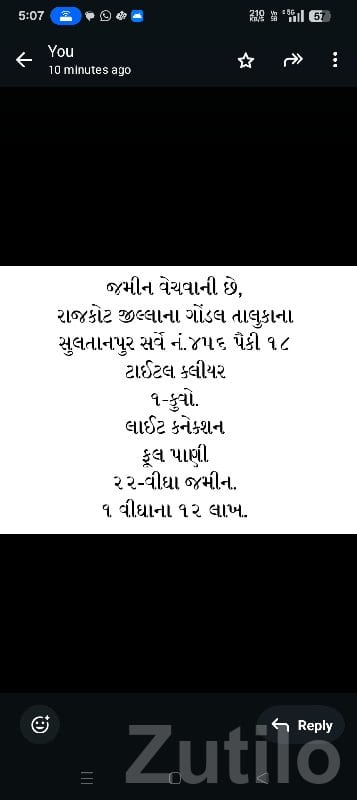 Fertile Agricultural Land in Gondal - Land & Plots - Gondal - Image 2