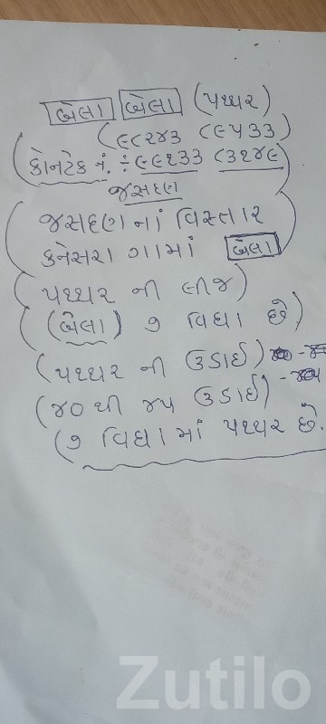 Jasdan Kanasara 7 Vigha Stone Land - જમીન અને પ્લોટ - જસદણ - Image 2