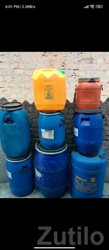 Heavy Duty Blue Plastic Chemical Barrels - જમીન અને પ્લોટ - રાજકોટ શહેર - Image 3
