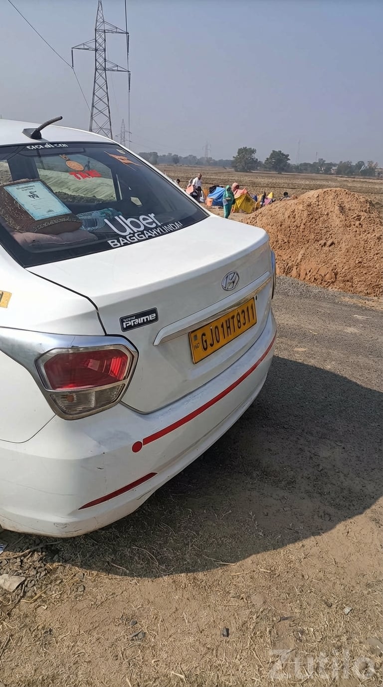 Hyundai Xcent Prime White Taxi Car Hyundai Xcent Prime White Taxi Car