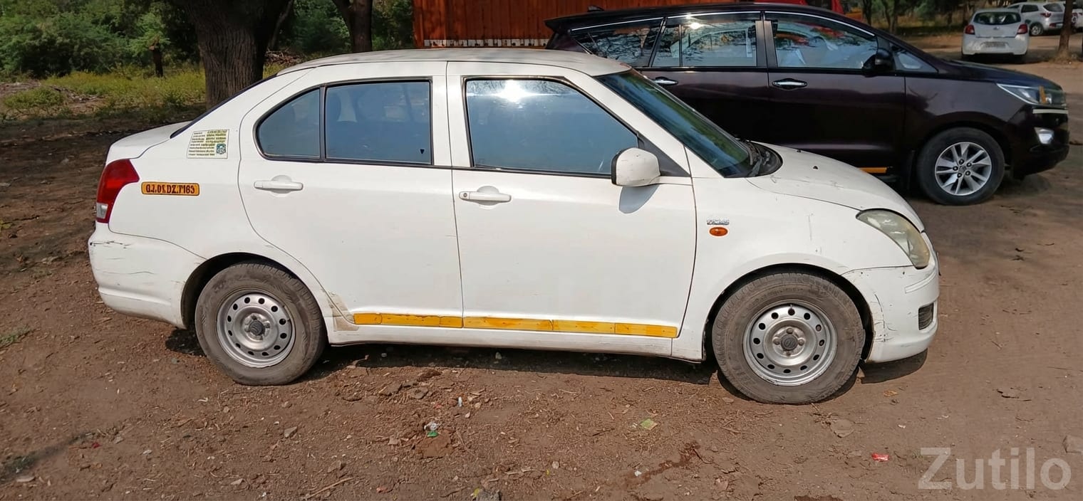 Maruti Swift Dzire White Taxi Car - કાર - અમદાવાદ શહેર - Image 2