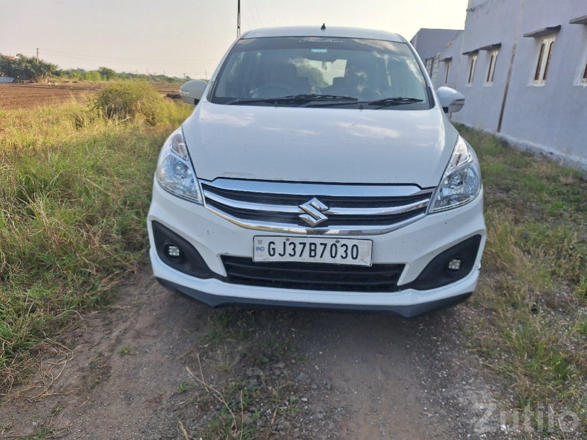 White Maruti Suzuki Ertiga Family Car