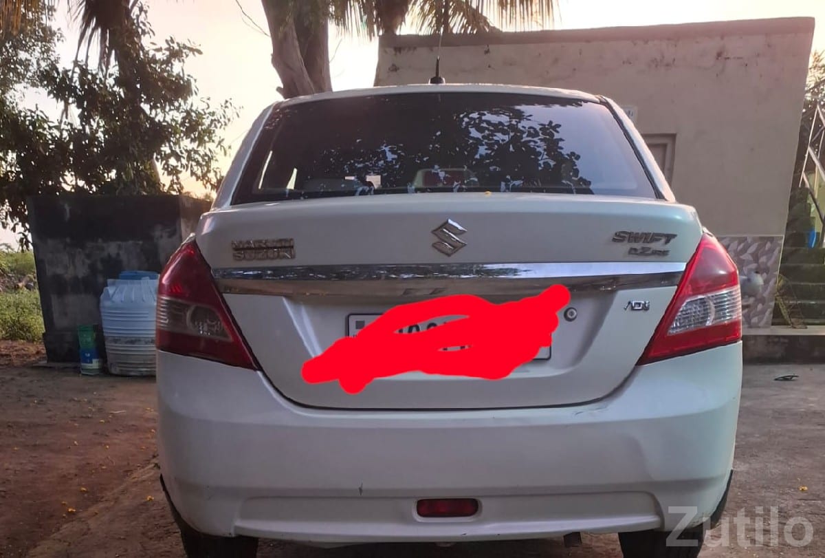 Maruti Swift Dzire VDi White Sedan