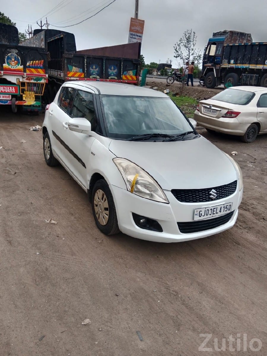 White Maruti Swift VDI Diesel Hatchback - કાર - ગોંડલ - Image 2
