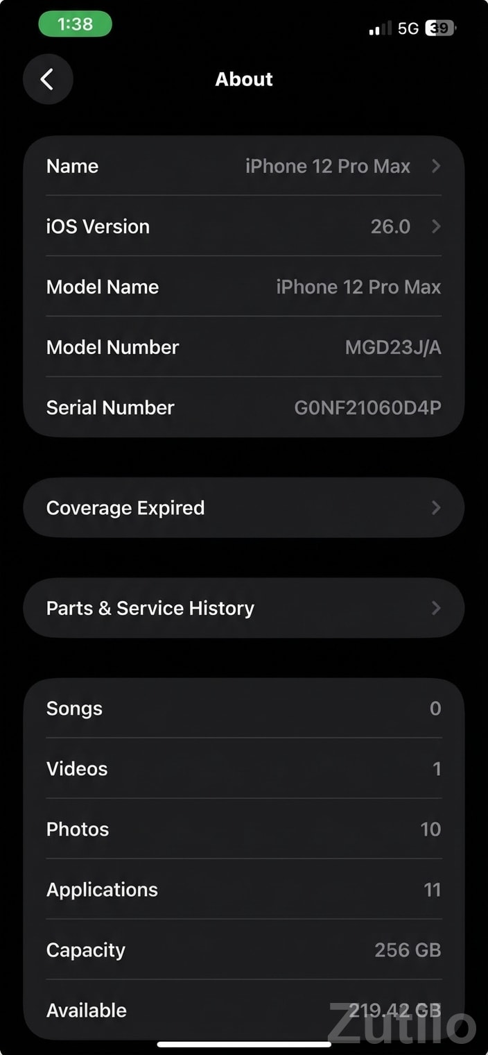 iPhone 12 Pro Max Graphite with Box - મોબાઇલ ફોન - અમદાવાદ શહેર - Image 2