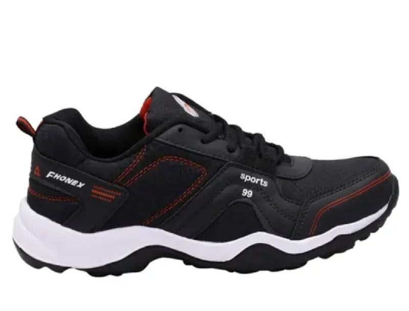 Stylish Grey Orange Sneakers for Men - Mobile Phones - Ranavav - Image 3