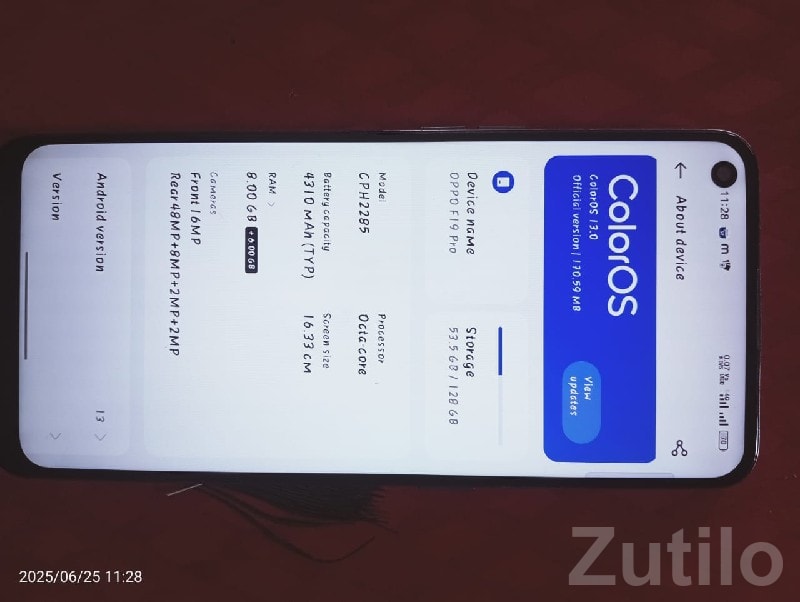 OPPO F19 Pro with Case – Good Condition - Mobile Phones - Kutiyana - Image 2