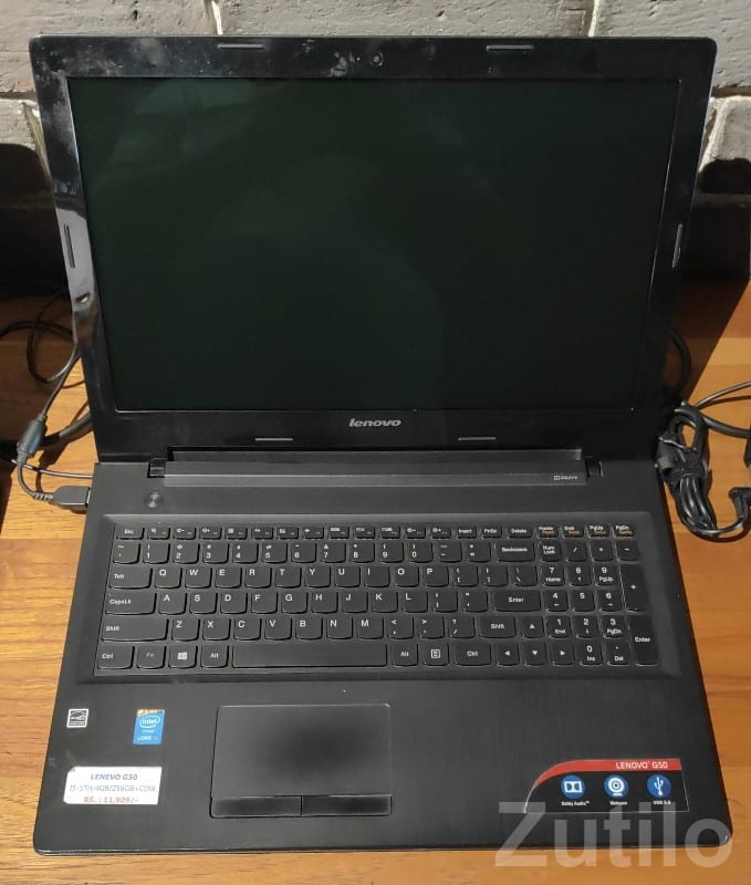 Lenovo Black Laptop with Charger - લેપટોપ અને કમ્પ્યુટર - દ્વારકા - Image 2