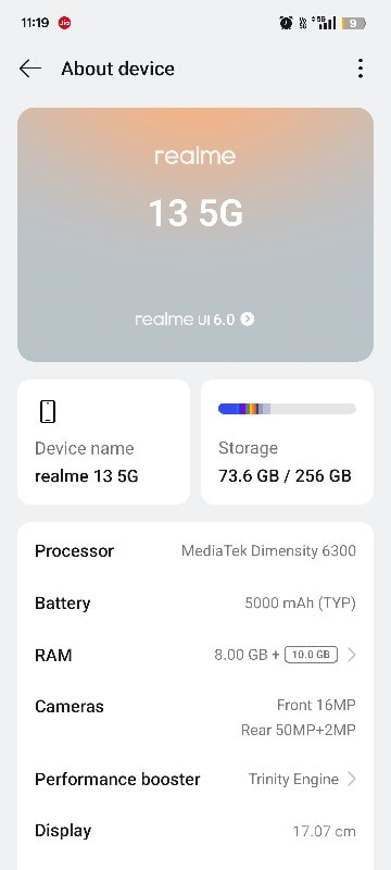 Realme Narzo 70x 5G Ice Blue Phone - Mobile Phones - Bhesan - Image 3