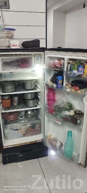 Single Door Floral Design Fridge - Refrigerators - Khambhalia - Image 2
