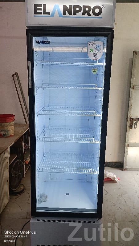 Elanpro Vertical Display Freezer Fridge