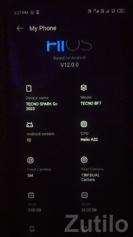 Tecno Blue Dual Camera Smartphone - મોબાઇલ ફોન - વિસાવદર - Image 2