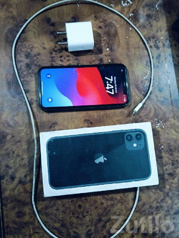 Apple iPhone 11 Black with Box & Charger