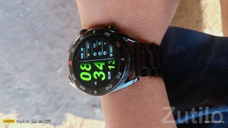 Black Metal Strap Smart Watch - Smart Watches - Jamjodhpur - Image 3