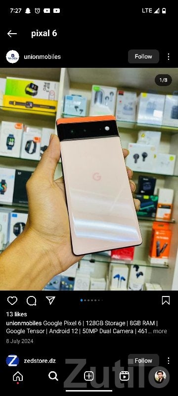Google Pixel 6 8GB 128GB White - મોબાઇલ ફોન - રણાવાવ - Image 3