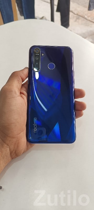 Realme Smartphone with Cracked Display