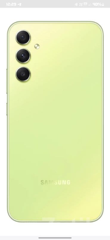Samsung Galaxy A34 5G Lime Green Phone