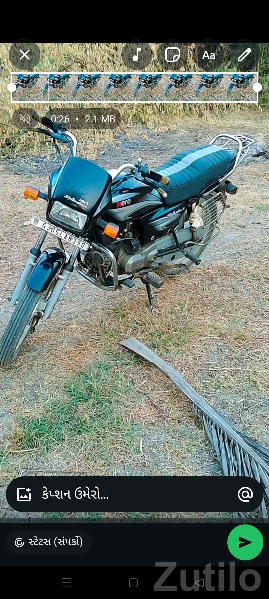 Hero Splendor 2014 Black Used Bike - Bikes - Mangrol - Image 2