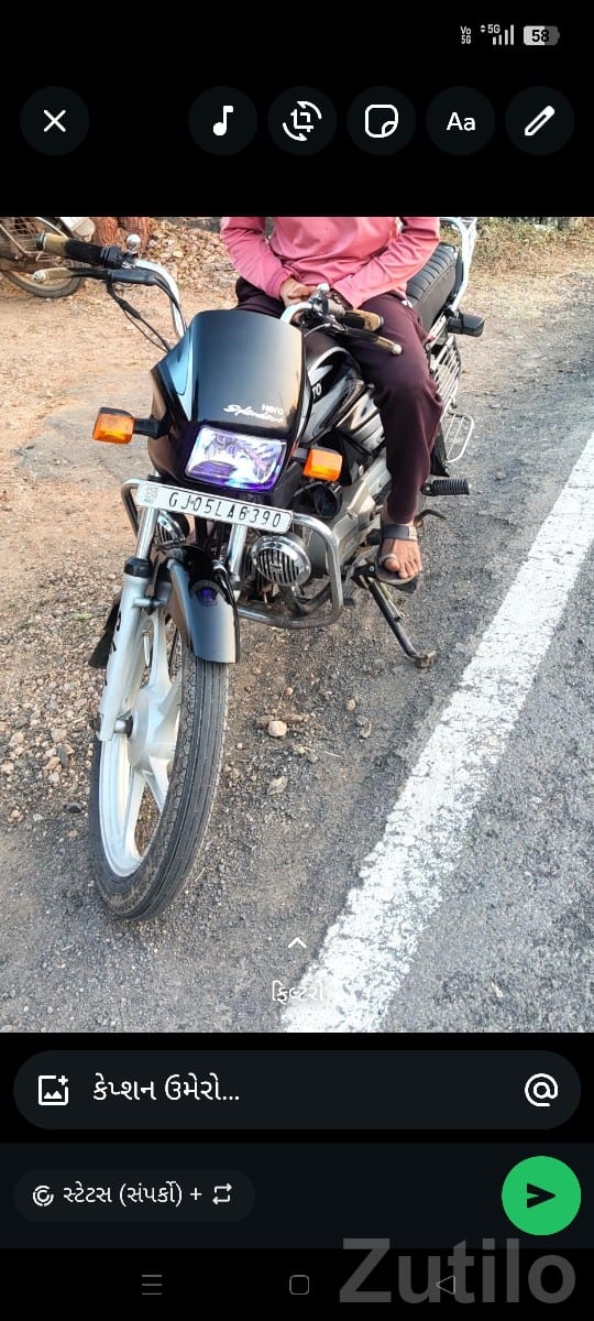 Hero Splendor 2014 Black Used Bike - Bikes - Mangrol - Image 3