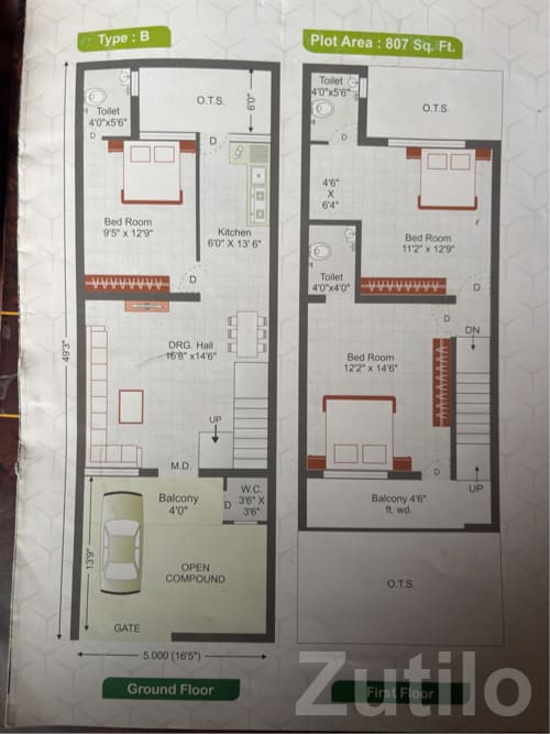 3 BHK House for Sale in Green Villa - House for Sale - Bhanvad - Image 2