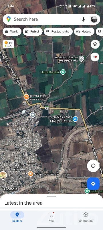 100 Var Plot for Sale on Maliya Hatina Road 100 Var Plot for Sale on Maliya Hatina Road