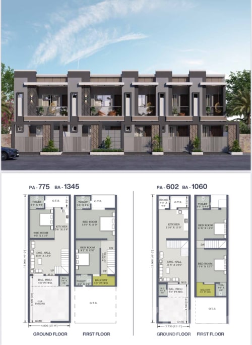 2BHK Flats for Sale at Mayur Avenue - House for Sale - Bhanvad - Image 2