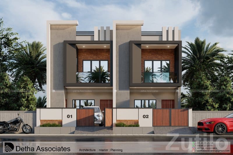 3.5 BHK Modern House in Greencity Ranavav